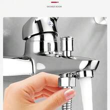 Black/White Stylish! Dual-Control Bathtub Faucet, Enjoy A Refreshing Bathing Experience - Brushed Nickel Finish, Dual-Function Temperature Control, Wall-Mounted Spout With Valve Core, Classic Modern Bathroom Design