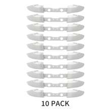 DATA FROG 10 件 LB RB 保险杠按钮替换件适用于 X-Box One S 控制器黑色肩部扳机维修零件