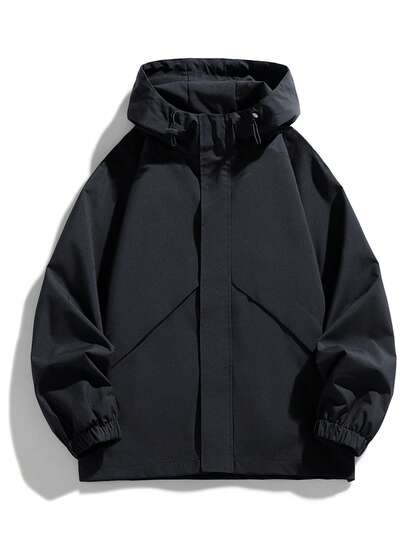 2025 New Men's Plus Size Winter Jacket, Camping Christmas New Arrival Men's Hooded Jacket