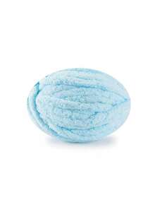 1pc/Roll Finger Knitting Plush Yarn, DIY Blanket, Mat, Scarf, Donut Shaped Yarn (Approx. 45-50g Weight, 4m Length, Not Recommended To Purchase 1 Roll As It Cannot Complete 1 Finished Product)