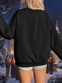 Ohana Means Family - Womens Hoodie - Lilo - Stitch - Film - Animation - Hawaii_66_t1 - 黑色 - 查看 2