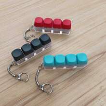 创意缓解压力钥匙扣玩具，新款减压玩具，缓解焦虑的包包/手机吊坠玩具 - 彩色 - 查看 13