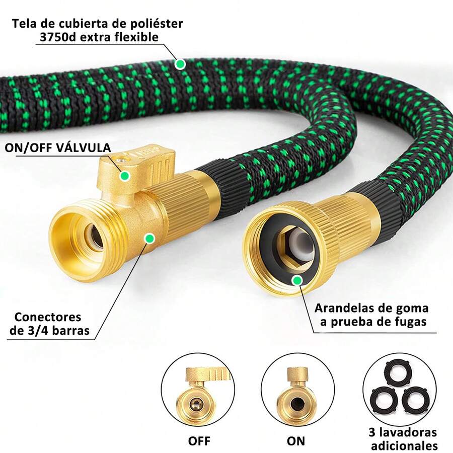 Garden Hose Nozzles - Dark Green - View 1