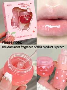 补水水晶保湿唇膜保湿淡化唇纹补水日夜睡眠唇油唇部护理 - 彩色 - 查看 15
