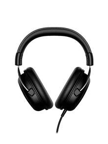 HyperX Cloud II 游戏耳机，带 USB 声卡，7.1 环绕立体声，记忆海绵耳垫，耐用铝合金框架，可拆卸麦克风，兼容 PC 和游戏主机。 - 黑色 - 查看 3