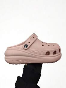 Women's High Platform Slippers With Pendants, Lightweight, 100% EVA, Non-Slip Sole - 淺粉色 - 查看 5