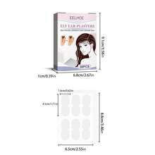 Adesivos Impermeáveis de Orelha de Duende, Suporte Invisível de Correção de Orelha para Decoração de Halloween e Mascarada