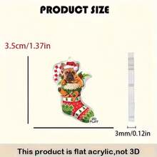 925 Silver 2D Tablet, 1 Pair Of Cartoon Santa Claus And Stocking Pendant Earrings - Red And White Earrings, Suitable For Women's Christmas Clothing, Christmas Gifts, Women's Autumn And Winter Jewelry, Fashionable Pendant Earrings - Autumn Design, Stainless Steel Hooks, Perfect For Thanksgiving, Holiday Shoppers, Daily Wear, Music Festivals