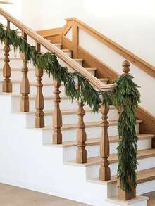 5.9FT Artificial Norfolk Pine Garlands Winter Pine Garland Green Artificial Greenery Garland For Table Fireplace Mantle Wall Indoor Stairs Outdoor Christmas Decorations Lifelike Realistic Green Vine Perfect For DIY Christmas Wreaths,Christmas Christmas Decorations Home Christmas Gifts Christmas Decor - Green - View 11