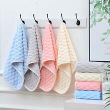 [4pcs Ultra-Soft Bath Towels] 4pcs Ultra-Soft Waffle Edge Bath Towels | Super Absorbent Microfiber, Quick-Drying, Textured | SPA, Gym & Daily Use, Durable, Family & Fitness Gift Set