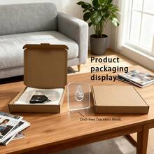 Ceas suspendat exterior în stil american, acrilic transparent, ceas de perete pentru salon, ceas decorativ silențios pentru sufragerie