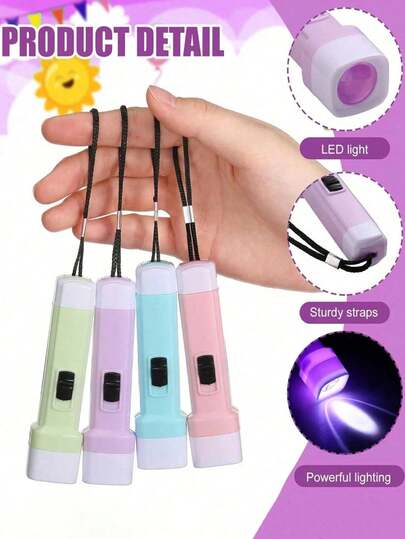 12/6/1 st LED mini-ficklampa, lämplig som julklapp, nyårspresent, födelsedagspresent, bröllopsfest, juldekoration, mors dag-dekoration, present till mamma