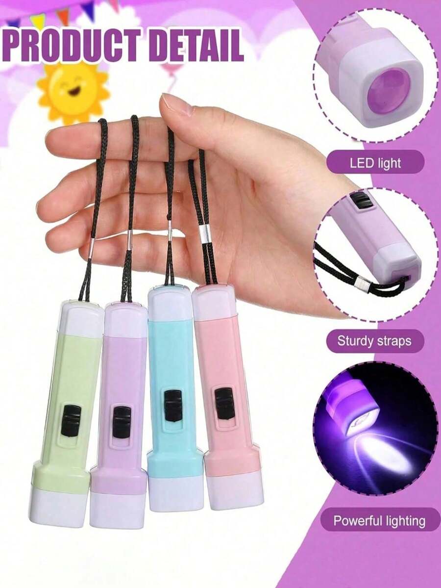 12/6/1个LED迷你手电筒，适合作为圣诞礼物、新年礼物、生日派对礼物、婚礼派对礼物、圣诞嘉年华派对装饰、母亲节装饰、送给妈妈的礼物