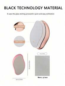 Reusable Crystal Leg Hair Remover For Women And Men,Magic Painless Exfoliation Hair Removal Tool,Ladies Epilator Painless Physical Crystal Hair Remover Eraser Glass Hair Remover, Easy Cleaning Hair Removal Tool Depilation,Body Hair Removal Tool, Crystal Glass Callus Shaver Manual Depilation Exfoliator, Magic Leg Hair Eraser For Back Arms Legs ,Hair Products And Accessories For Barber Salon Beauty Travel Essentials(Don't Shave Hair Or Beard)
