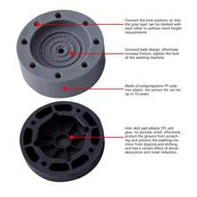 4 Pcs Washing Machine Anti Vibration Pads Lifting Rubber Feet Anti Slip Mute Furniture Leveler Universal Dampers Fixed Base
