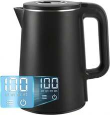 Hervidor Eléctrico de 2L, Hervidor con Control de Temperatura, Hervidor Eléctrico de 110V con Pantalla LED, 4 Temperaturas Preestablecidas - 1 - Ver 1