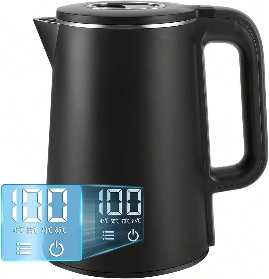 Hervidor Eléctrico de 2L, Hervidor con Control de Temperatura, Hervidor Eléctrico de 110V con Pantalla LED, 4 Temperaturas Preestablecidas - 1 - Ver 1