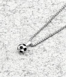 Collar De Futbol Soccer Balon Para Futbolista De Acero Inoxidable Unisex Regalo, Eventos,Cumpleaños,San Valentin,Navidad Etc - 1 - Ver 6