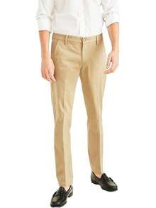Mens Khaki Flex Work Pants - New British Khaki - View 3