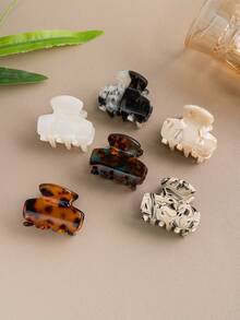 Kẹp tóc mini bằng acetate nhẹ, thời trang, thanh lịch, đơn giản và nhiều màu sắc, phù hợp cho các hoạt động hàng ngày, giải trí, tiệc tùng, đi làm, du lịch, tạo kiểu tóc, rửa mặt, trang điểm và phối đồ. Kẹp tóc, ghim cài tóc, phụ kiện tóc dạng càng cua. - Nhiều màu - Xem 10