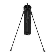 Lightweight Golf Stand Bag In Black White, Portable Carry Bag With Single Divider & Pocket, Adjustable Shoulder Strap For Easy Transport - Black and White - View 2
