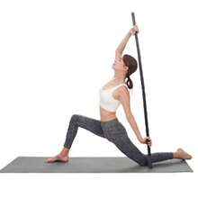 Yoga Stick Adjustable Exercise Stick With Non-Slip Handle Stretch Stick Mobility Stick For Mobility Flexibility And Balance