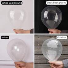 127pcs Balloons,  Balloons Different Sizes Pack Of 36 Inch 18 Inch 12 Inch 10 Inch 5 Inch Balloons For Balloon Garland - Trending, Best Seller, New Arrival, Party Supplies, Elegant Decor, Party Decoration, Wedding & Birthday - 無色 - 查看 3