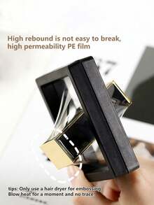 10 件防氧化透明珠宝展示盒、防氧化珠宝盒、防尘珠宝悬挂收纳盒、防氧化紧凑优雅珠子展示盒、宿舍收纳盒、多功能便携式珠宝收纳盒、适合商务旅行、3D 相册浮动框架、防氧化珠宝盒 - 黑色 - 查看 8