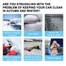 H4Cacle Quick Defrost Car Snow Removal Spray For Windshield Window To Melt Snow And De-Ice Anti-Icing De-Icing Snow Melting Snow Defrosting Home Freezer Car Window Defrosting Snow - 458 - View 7