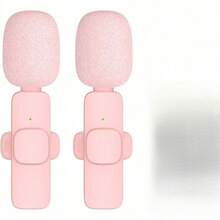 Microphone sans fil Lavalier pour smartphone, microphone sans fil plug-and-play pour l'enregistrement vidéo/audio, micro-cravate pour interview/vlog/enseignement