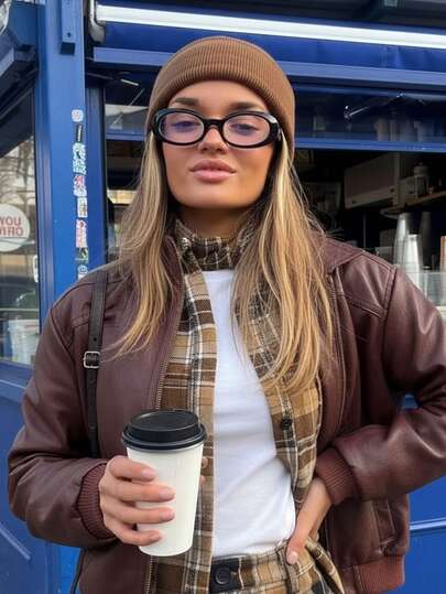 1 Piece Small Oval Glasses,Blue Light Glasses,Glasses,Eyeglasses Women,Fake Glasses,Blue Light Glasses Women,Clear Glasses,Phone Accessories,PC Material Lightweight And Comfortable,Y2K Style,Back To School,Suitable For Daily Leisure Wear,Office Commuting,Mobile Phone,Computer,Gaming.