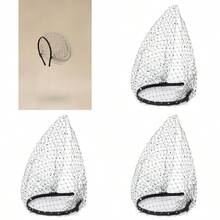 1920s Flapper Fascinator Mesh Veil Headband Bridal Wedding Tea Party Fascinator Veil For Women#SSDD B BJNHMJ