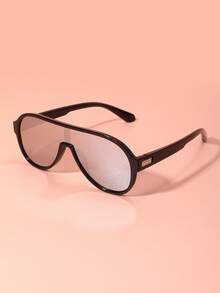 1pc Children's Fashionable Eyeglasses Set, Retro Y2K Novelty Decorative Glasses, Suitable For Boys And Girls Daily Matching, Graduation/Back To School/Valentine's Day Gift