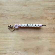 1pc Customized Silicone Bead Keychain, Personalized English Letters, Name Keychain, Bag Accessories, Unique Customized Gifts - Silicone Keychain - View 26