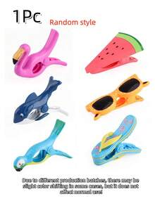 1 buc/2 buc cleme rezistente la vânt pentru prosop de plajă, pentru scaune de plajă, accesorii pentru terasă și piscină, ochelari de desene animate, pahare de cocktail, cleme de prosop, cleme decorative amuzante pentru casă (stil drăguț), cleme pentru prosop, cleme pentru scaune de plajă pentru prosoape
