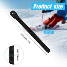 8pcs Snowboard Ankle Ladder Strap Binding, Snowboard Binding Straps Replacement Highly Elastic Strap-In Snowboard Binding Ladder Straps Holder Parts For Snowboard