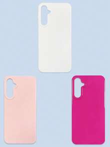 3 件装极简纯色多巴胺手机壳，果冻色系，白色/粉色/玫瑰红，兼容 和 Galaxy 系列手机，包括 17 Pro Max、Galaxy S26/S26 Plus/S26 Ultra。 - 彩色 - 查看 54