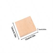 Walnut & Beechwood Display Gift Base, Figurine Doll Stand, Minimalist Jewelry Tray Display Rack