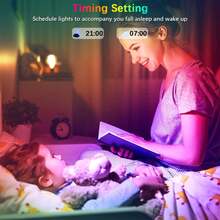 Luces LED Blutooth 5M USB, Cozylady Tiras LED RGB 5050 Inteligentes, Luz LED Sincronizar con Música, Control Remoto IR de 24 Teclas, Control App, para Cuarto, TV, Decoración de Interior - 5 m/16,4 pies (USB) - Ver 4