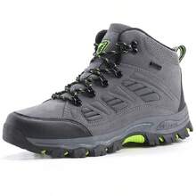 Men's Boots, Hiking Boots, Work Shoes, Anti-Puncture Safety Shoes, Thick Sole Non-Slip Sneakers, Men's Lace-Up Ankle Boots