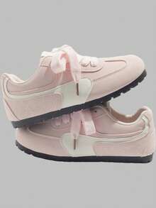 DareSee BEIER 女士透气休闲系带平底滑板鞋，时尚百搭，适合音乐节、Y2KFest、返校季、秋季、圣诞节、冬季等场合，是理想的圣诞礼物之选。