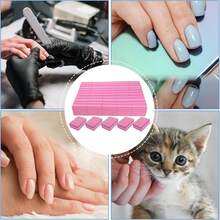 1/10/30/50/100/150/300/500片装迷你指甲抛光块，适用于亚克力指甲和天然指甲，100/180目指甲抛光块，散装指甲抛光块，专业美甲锉