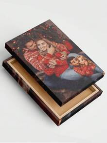 Custom Miniature Doll Canvas Poster/Canvas Prints Personalized Canvas Gifts For Family, Friends, And Couples- Custom Cartoon Portraits For Bedroom, Living Room, And Bathroom Wall Decor