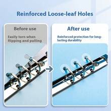 250pcs Hole Punch Protector Labels Loose Leaf Paper Hole Reinforcement Labels Round Stickers Self Adhesive Binding Paper Sticker