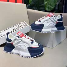 Colorblock    Sporty    Lace Up    Home - Xanh và trắng - Xem 3