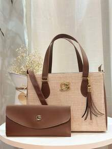 Women Bag Sets - Camel - View 2