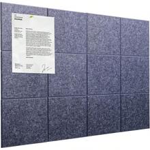 Tablón de anuncios de fieltro 3D Autoadhesivo Multifuncional Azulejo de fieltro de pared Tablero de visión 48x36 pulgadas - 1 - Ver 9