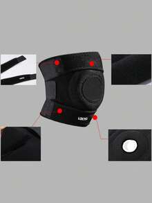 女士男士可调节膝盖支撑髌骨保护带透气孔适用于篮球跑步举重健身房配件护膝运动护膝健身房护膝