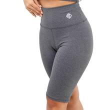 High-Waisted Fitness Legging Shorts For Gym, Sports, Walking, Yoga Or Leisure Sizes S To G3 - 灰色 - 查看 9
