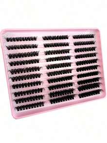 Fluffy Lash Clusters Thick Volume Lash Extension 9-17mm Cluster Eyelash Extensions 290pcs DIY Individual Lashes Wispy At Homelash Clusters,Eyelash Clusters,Individual Eyelashes,Lashes,Fake Lashes. !! !Random Style.